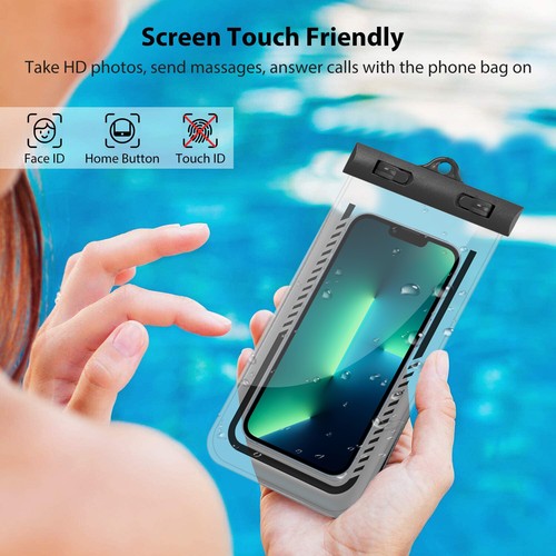 Waterproof Underwater Swimming Dry Bag Case Cover For iPhone/Samsung/Cell Phone - Picture 7 of 16