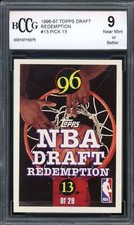 Kobe Bryant #DP13 Prices [Rookie] | 1996 Topps Draft Redemption