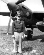 Lt General JAMES 'JIMMY' DOOLITTLE 8x10 Photo P-38 Lightning Print World War II