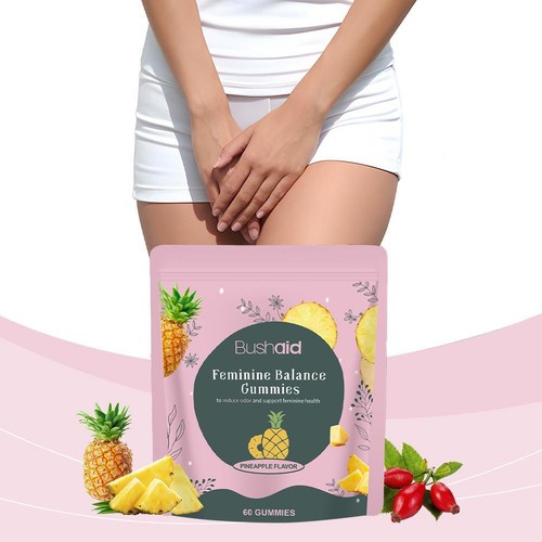 BushAid Feminine Balance 60 Gummies Ph Maintain Vaginal Ph Balance Healthy--- - Picture 3 of 17