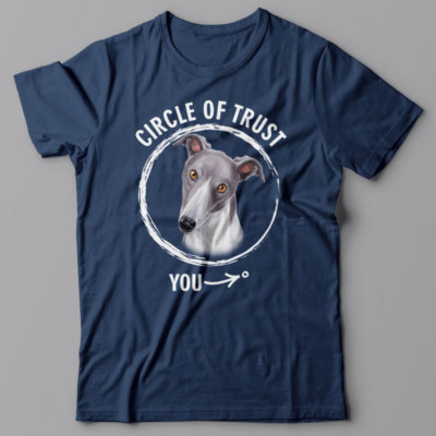Cool T-shirt CIRCLE OF TRUST GREYHOUND gift for dog lover