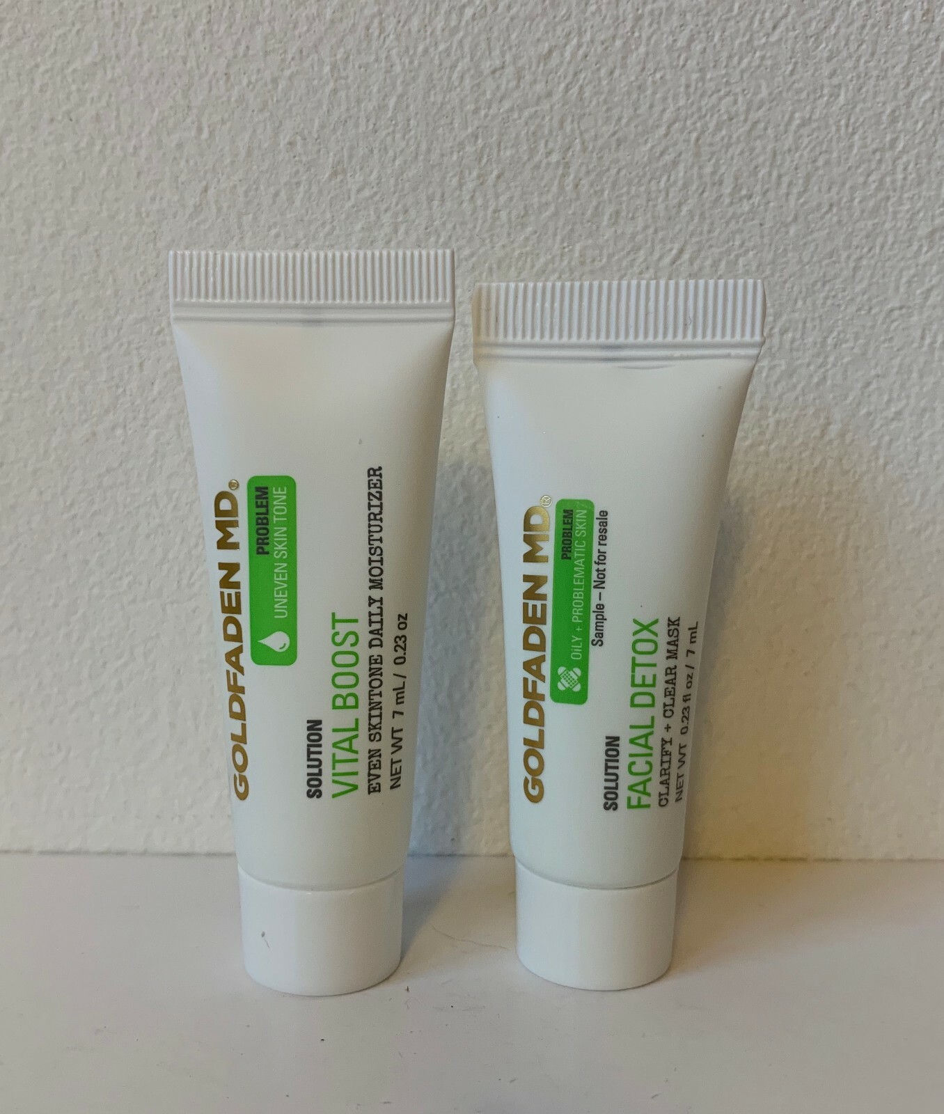 Goldfaden MD Facial Detox Mask 7ml + Vital Boost Moisturiser 7ml