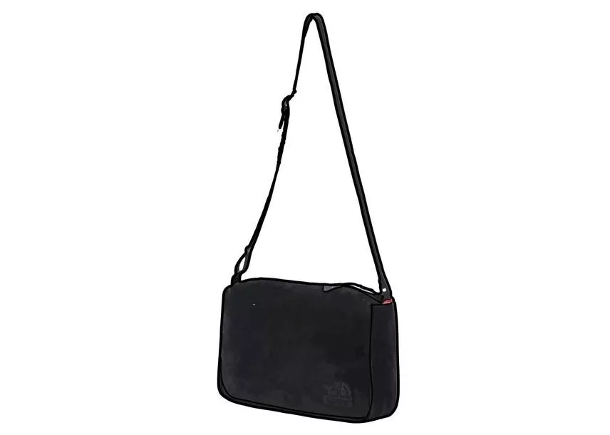 Sac à bandoulière Supreme The North Face en daim noir