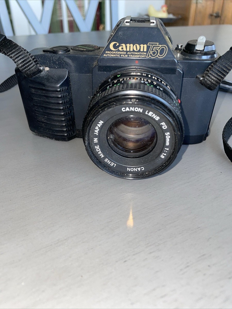 Canon T50 Vintage Camera 35mm Film Analog Canon Lens FD 50mm | eBay