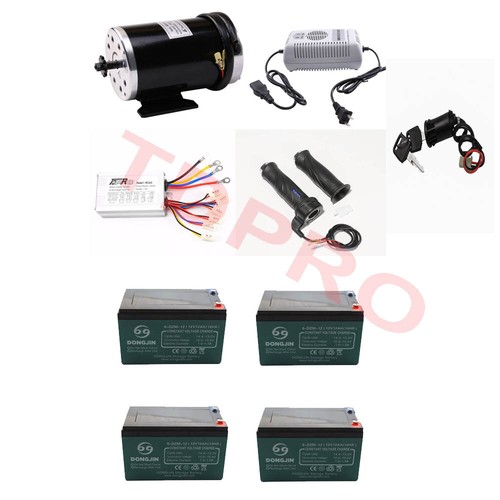 48v 1000w Brushed Motor Kit Speed 