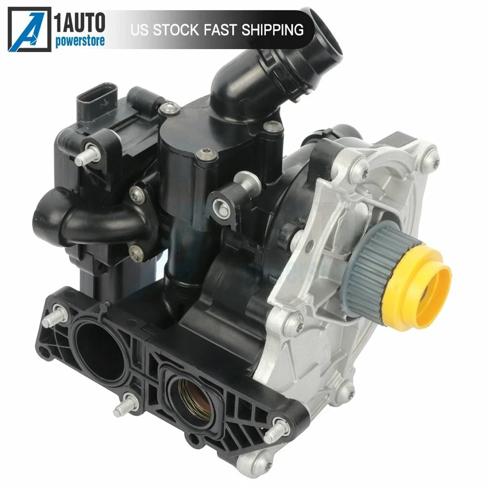 Electronic Water Pump w/Thermostat For 2013-2016 Audi A3 Quattro A4 A5 A6 Q3 Q5 - Image 3 of 4
