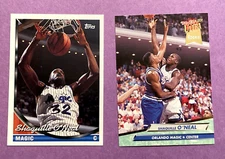 1992- Fleer Ultra #328 Shaquille O'Neal (RC) Rookie W/Topps Card-NMMT-Free Ship