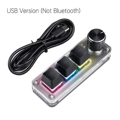 Gaming Keypad Mechanical Hotswap Macropad Programming Macro Custom Knob Keyboard