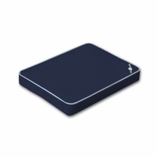 Outdoor Bench Seat/Garden Patio Cushion 450x370mm UV & Water Resist - Blue