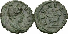 Caracalla Nicaea Bithynien Bronze Altar Girlanden Nicaea Nikaia Bithynia BMC -