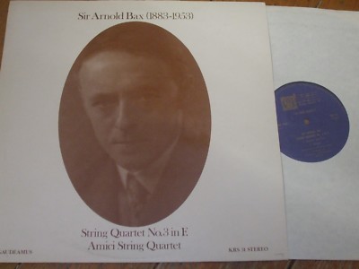 KRS 31 Bax String Quartet No. 3 / Amici String Quartet