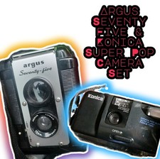 Vintage Argus Seventy-five 75mm Camera Art Deco Design Konica Superpop Camera