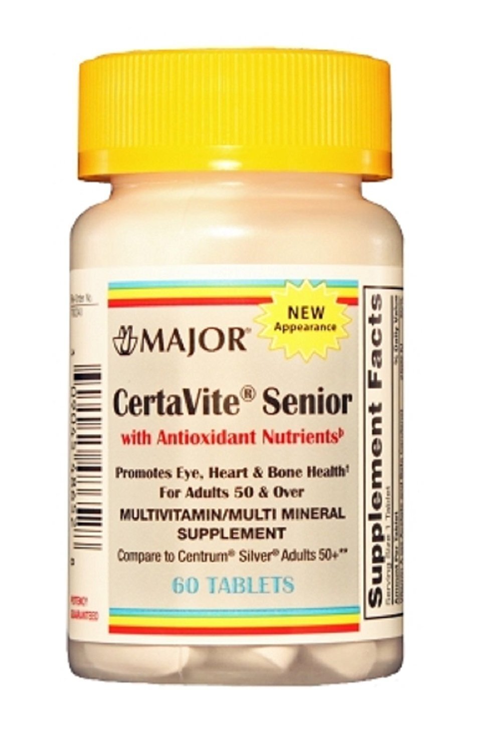 Major Certavite Senior Multivitamin Supplement Antioxidant Nutrient Tablet 60ct eBay
