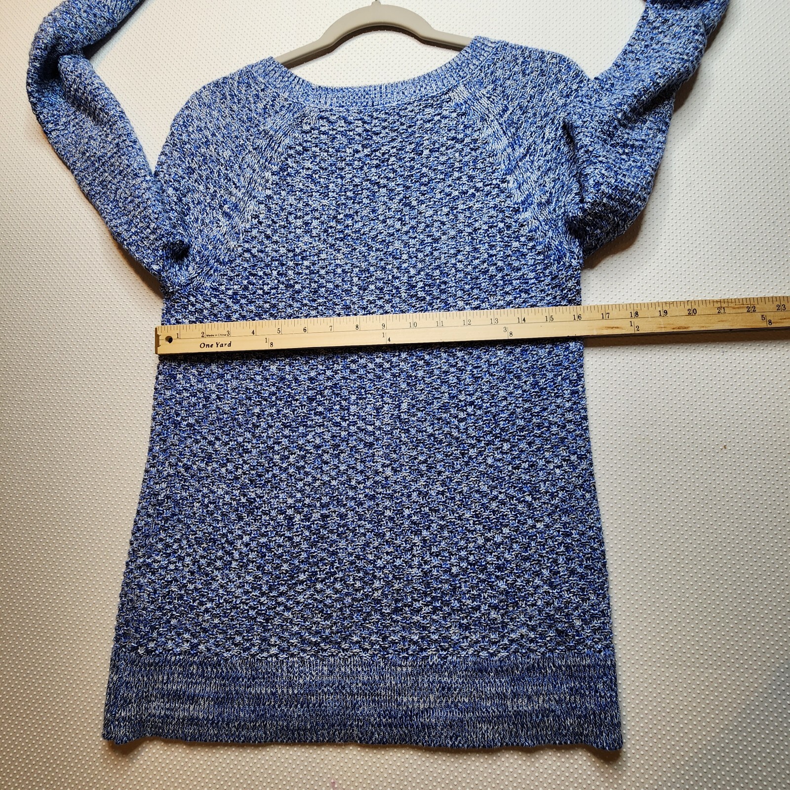 Gap Womens Pullover Sweater Extra Small Blue Long… - image 6