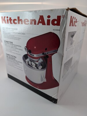 KitchenAid 2 Quart Ice Cream Maker Stand Mixer Attachment KICA0WH