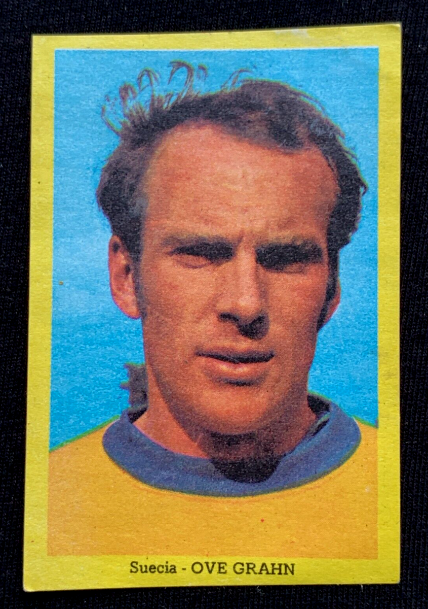 オヴェ・グラーンOve Grahn スウェーデン代表プロサッカー選手　直筆サイン 1970 Mexico World Cup FIFA Cromo #235 OVE GRAHN Sweden | eBay