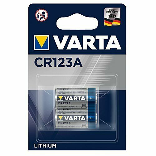 Lot De 6 Piles CR123A 3V Lithium - 1600 MAh - Pour Alarmes, Détecteurs, Appareils Photo, Lampes Torches - Durée De Vie 10 Ans