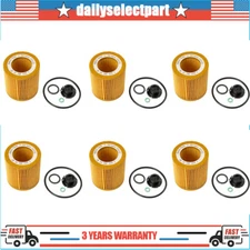 6x Engine Oil Filter for BMW 320i X3 L4 2.0L 528i Z4 L6 3.0L 11427541827 USA
