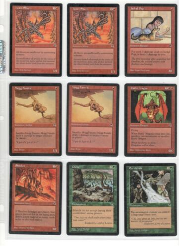 Tempest Incomplete Set (233/350) & Doubles. NM/LP Ancient Tomb, Intuition... MTG - Picture 4 of 13