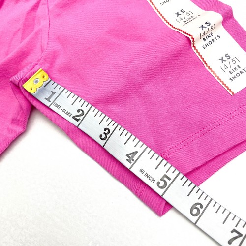 Cat & Jack Girls Size XS 4/5 Bike Shorts Pink - Picture 5 of 9