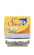 100 pcs Shark Super Stainless Single Edge Blades Barber Straight Razors