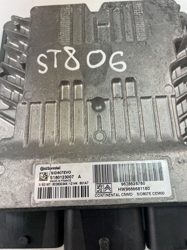 ST806 PEUGEOT Engine Control Unit ECU 9678628780 S180123007A - Picture 2 of 4