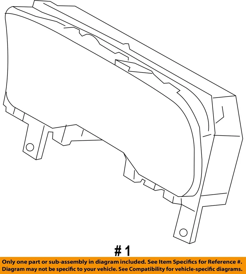 二手速度计 适合:2003 年林肯飞行员集群 MPH A 级 — 第 2/4 张图片