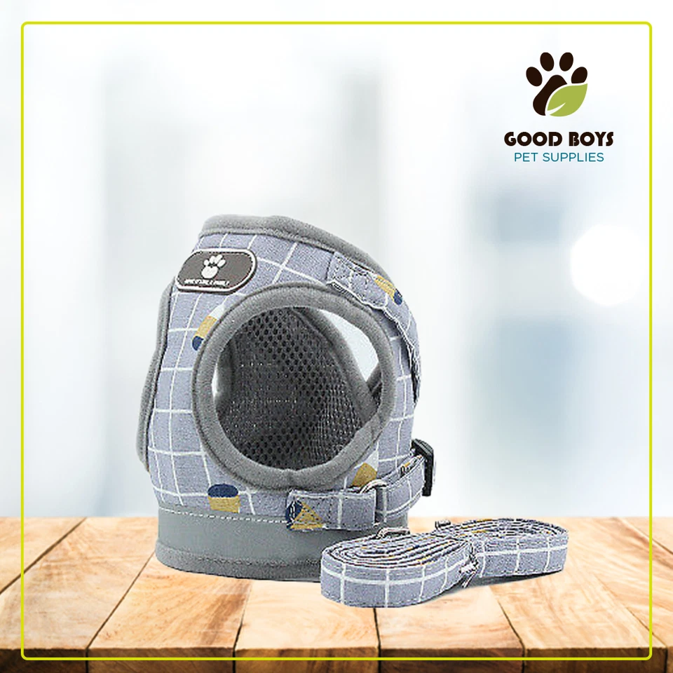 ARNÉS DE MALLA ACOLCHADO REFLECTANTE PARA PERRO GATO TRANSPIRABLE VENDEDOR DE EE. UU. Foto 2 de 4