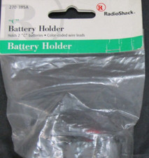 RadioShack 270385 C Battery Holder Accessory Holds 2 Batteries NEW