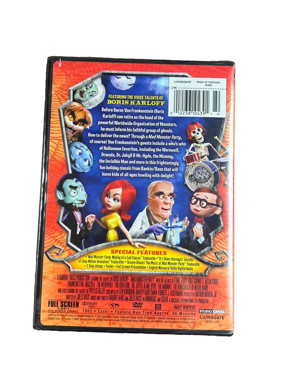 Mad Monster Party? (DVD,) Full Screen NEW 12236104391| eBay