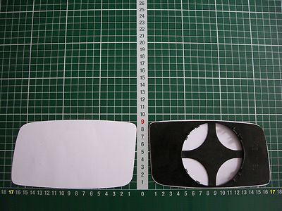 Außenspiegel Spiegelglas Ersatzglas VW Scirocco 2 ab 1981-92 Rechts sph Kpl