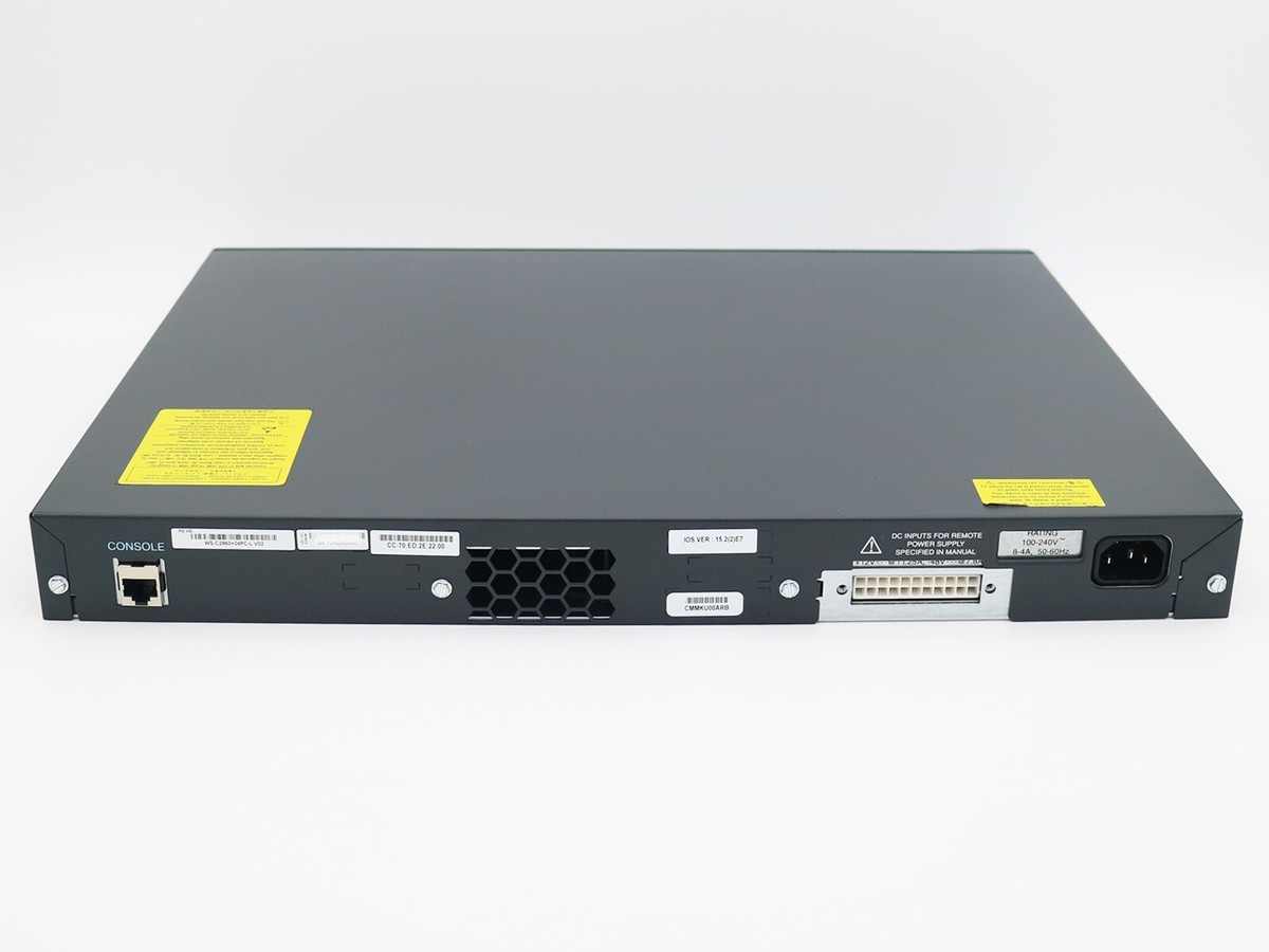 (未使用･未開封品)　CISCO Catalyst 2960-24PC-L インテリジェント イーサネット POE対応 スイッチ WS-C2960-24PC-L sdt40b8 Cisco 2960 Plus WS-C2960+24PC-L 370W 24-PoE 2-SFP Switch, 1Y