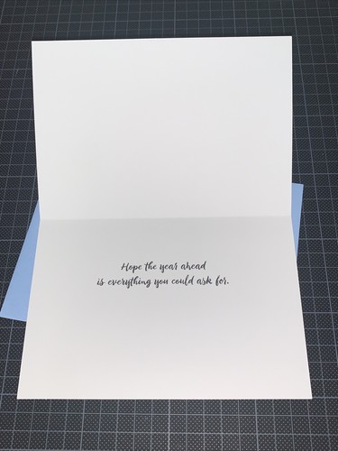 Hallmark Birthday Card: Calm Seashell Ocean Life Is A Gift One Year At A Time - Picture 3 of 5