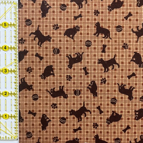 Cats and Dogs Checked Fabric by VIP Cranston 100% Cotton 3/4 YARD x 44” wide - Picture 3 of 9