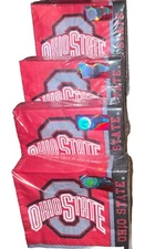 Lot Of 4-Ohio State Official Tableware -50 2ply Paper Napkins -Ohio State