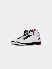 Nike Air Jordan 2 Retro GS White Varsity Red Black DX2591-106 Youth Size 3.5Y-7Y