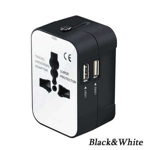 International Universal Travel Power Adapter 2 USB Ports Converter Charger Plug - Picture 5 of 20