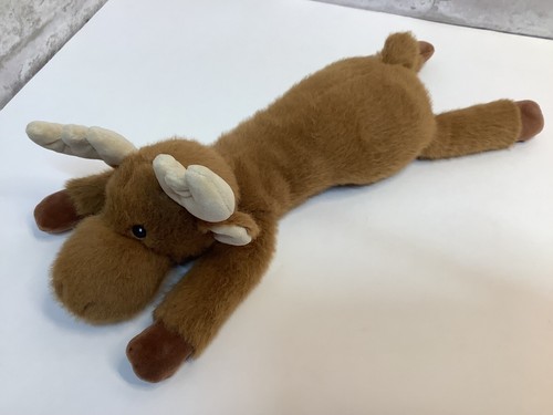 Peluche Mary Meyer Alce Raro Difícil de Encontrar Súper Suave 14” Lovey Brown Baby - Imagen 4 de 7