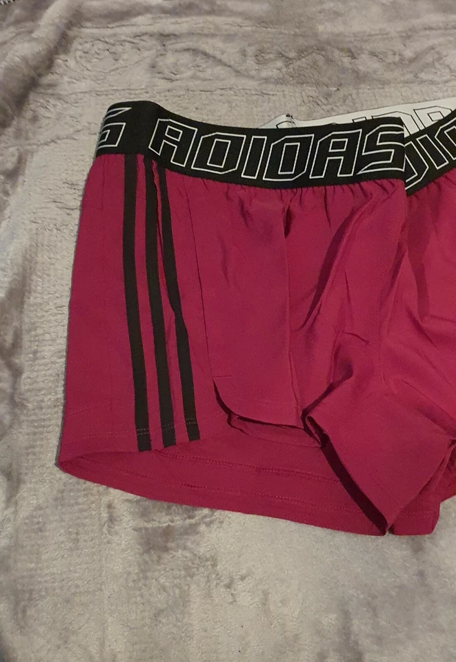 Women Adidas Pink Shorts L 16-18 - Image 2 of 4