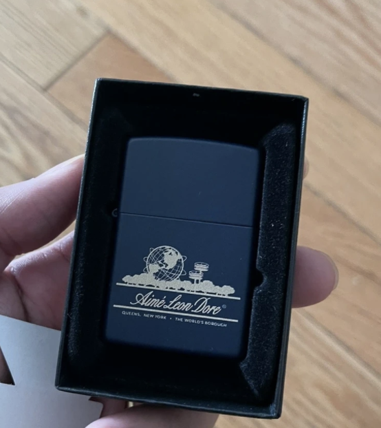 Aime leon dore Zippo Unisphere Navy lighter ALD | eBay