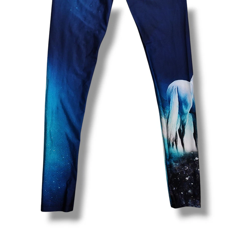Leggings Goldsheep Estampado Unicornio Talla M Azul Largo Completo Foto 4 de 4