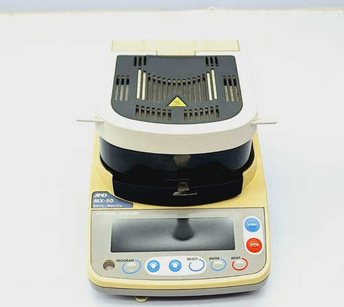 A&D MX-50 MOISTURE ANALYZER 51g x 0.001g 100-120V 50/60Hz 3A