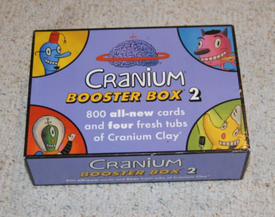 Cranium Board Game, Booster Box 2, 800 New Cards and Clay