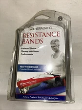 Theraband Pre-cut Heavy Resistance Bands, 2 ct. 5’ Each