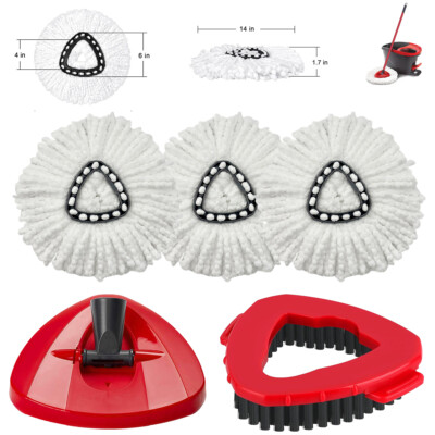 Replacement Mop HEAD For O-Cedar Spin Mop Wring Refill Cleaning brush kit
