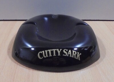 CUTTY SARK SCOTS WHISKY ADVERTISIGN VTG CERAMIC ASHTRAY