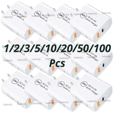 Lot 20W PD QC Fast Charger USB C Power Adapter Block For iPhone 14 13 12 11 XR 8