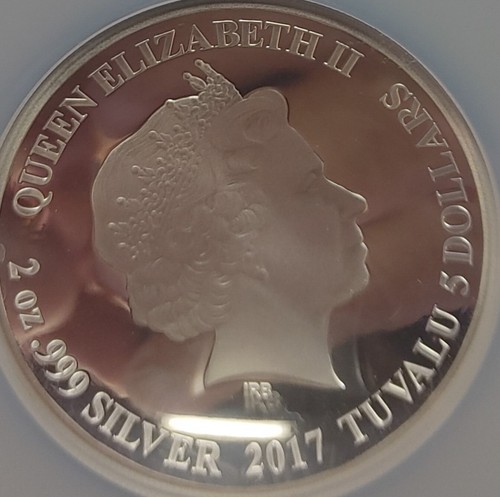 2017 TUVALU 2 Oz SILVER $5 COIN MARVEL DOCTOR STRANGE NGC PF69UC EARLY RELEASE - Picture 4 of 4
