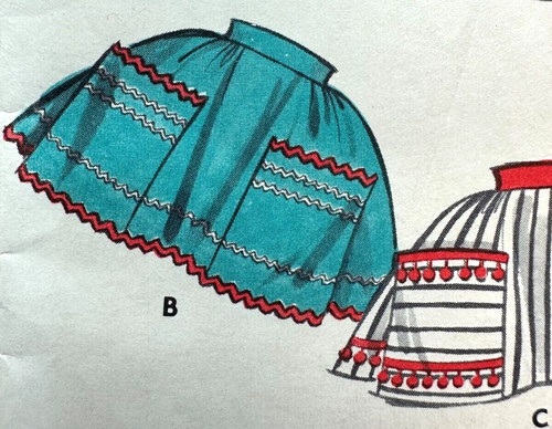 Vintage 1950s Cobblers SMOCK APRON Pattern Half Apron Butterick 8336 ONE SIZE - Picture 4 of 10