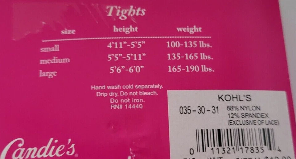 女式 Candies 品牌白色尼龙混纺蕾丝无脚紧身衣,尺寸 M — 第 4/4 张图片